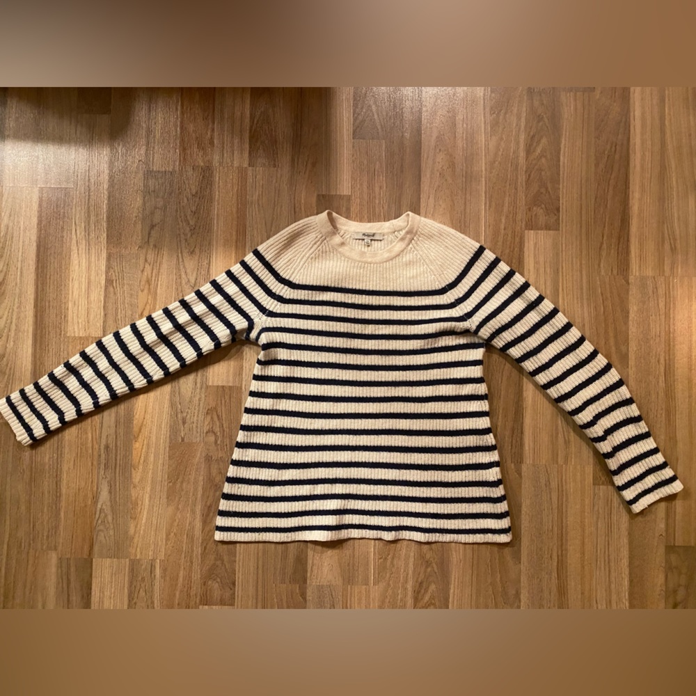 Madewell Merino Striped Sweater XS - Picture 1 of 7